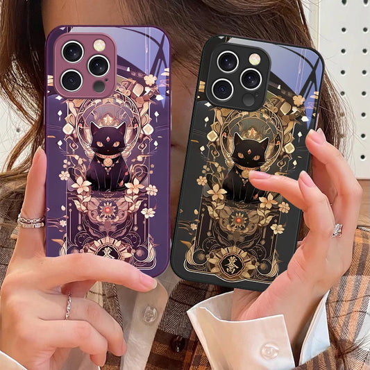 Fantasy Lucky Cat Blue For iPhone