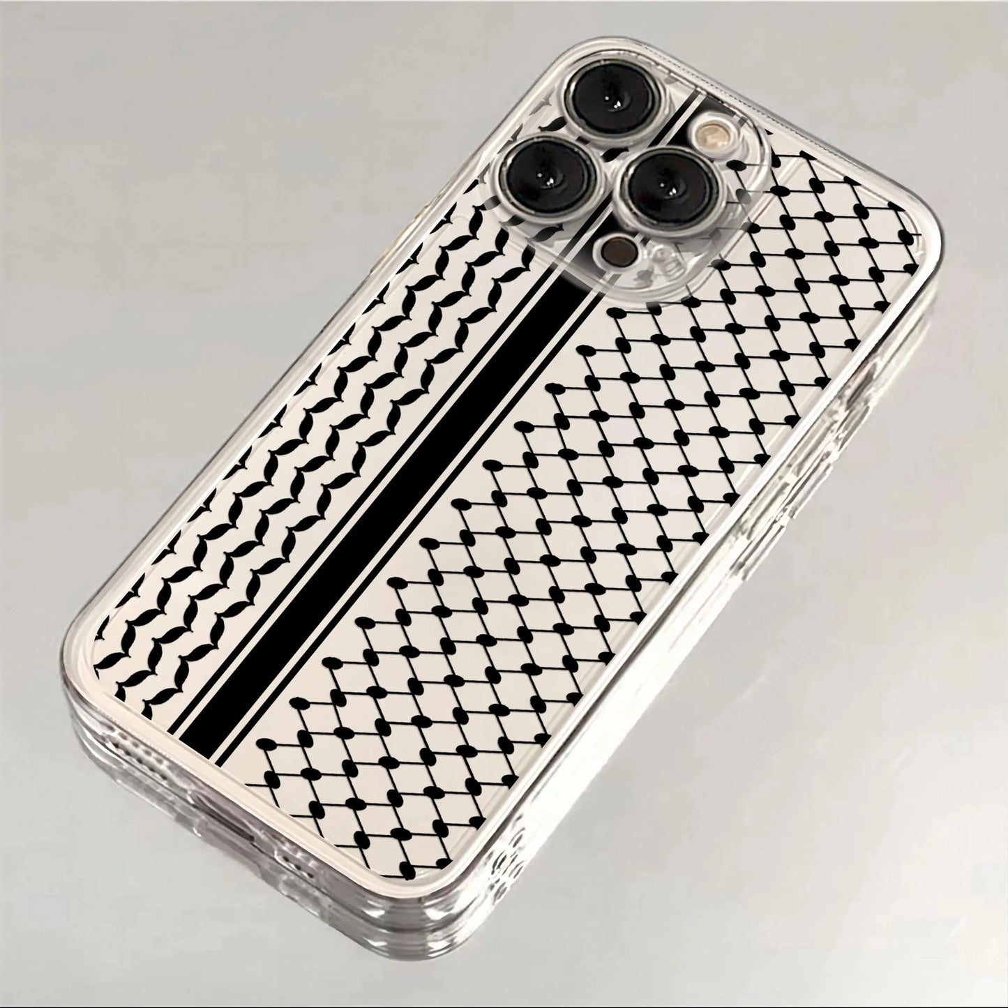 Hattah Transparent Soft Cover Keffiyeh For iPhone