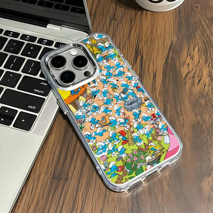Cartoon Cute The Smurfs New Phone Case For iPhone