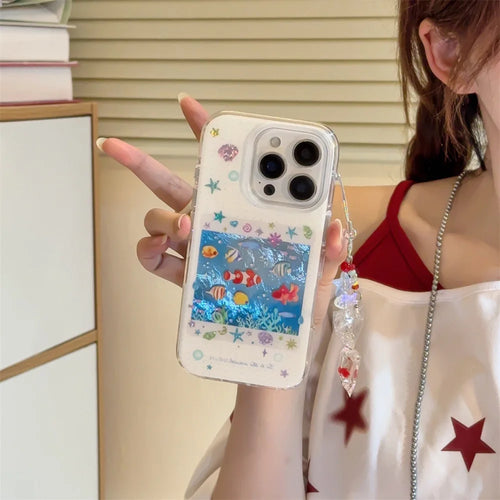 Korean Cute Ocean Fish Phone Case