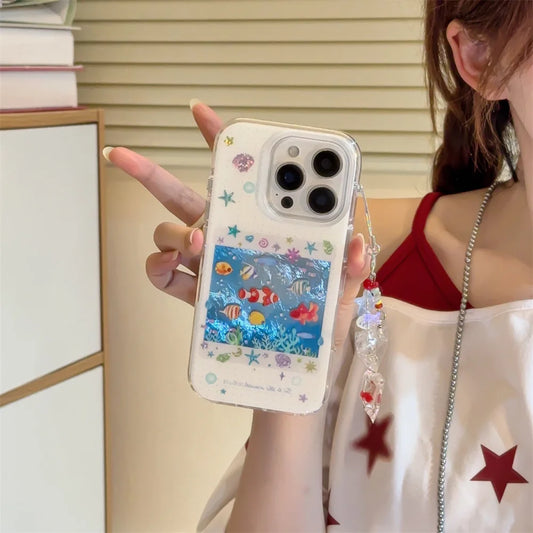 Korean Cute Ocean Fish Phone Case