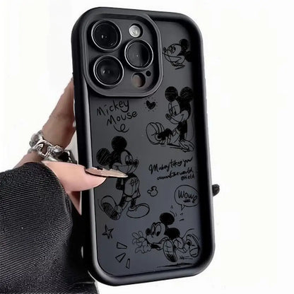 Disney Sketch Minnie Cartoon Phone Case For IPhone