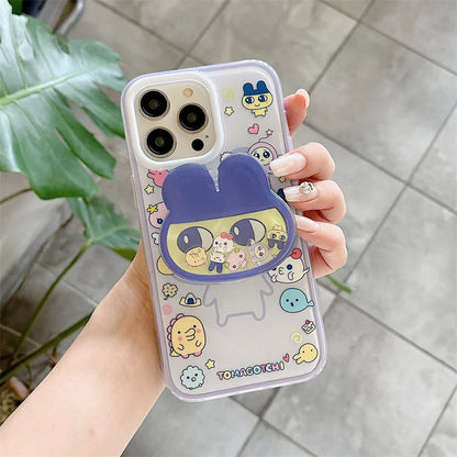 Kawaii Cartoon Magnetic Stand Holder Phone Case