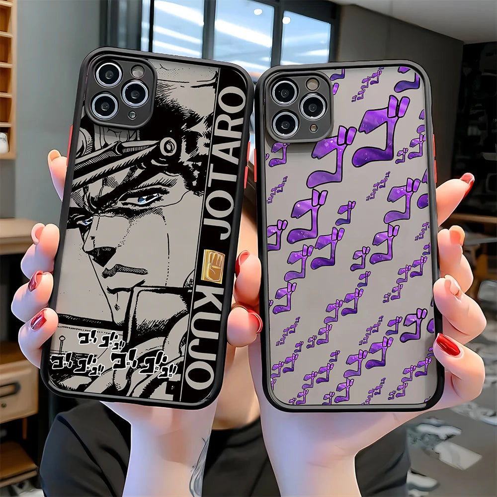 Anime JOJO's Bizarre Adventure Jojo Gyro Zeppeli Phone Case For iPhone