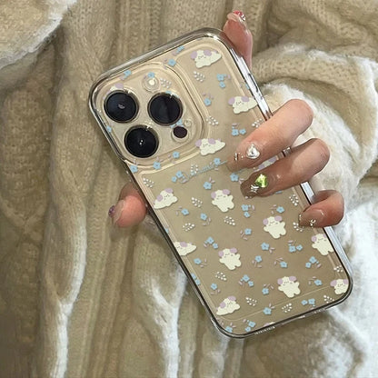 Flower bow Transparent Phone Case
