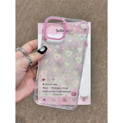 Hello Kitty Bow Full Screen  Phone Case For iPhone