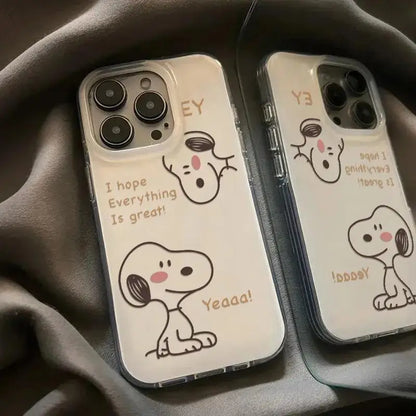 Creative Anime Snoopy Mobile Phone Case Suitable For iPhone