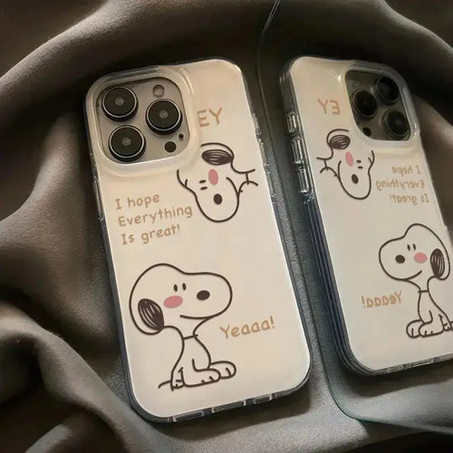 Creative Anime Snoopy Mobile Phone Case Suitable For iPhone