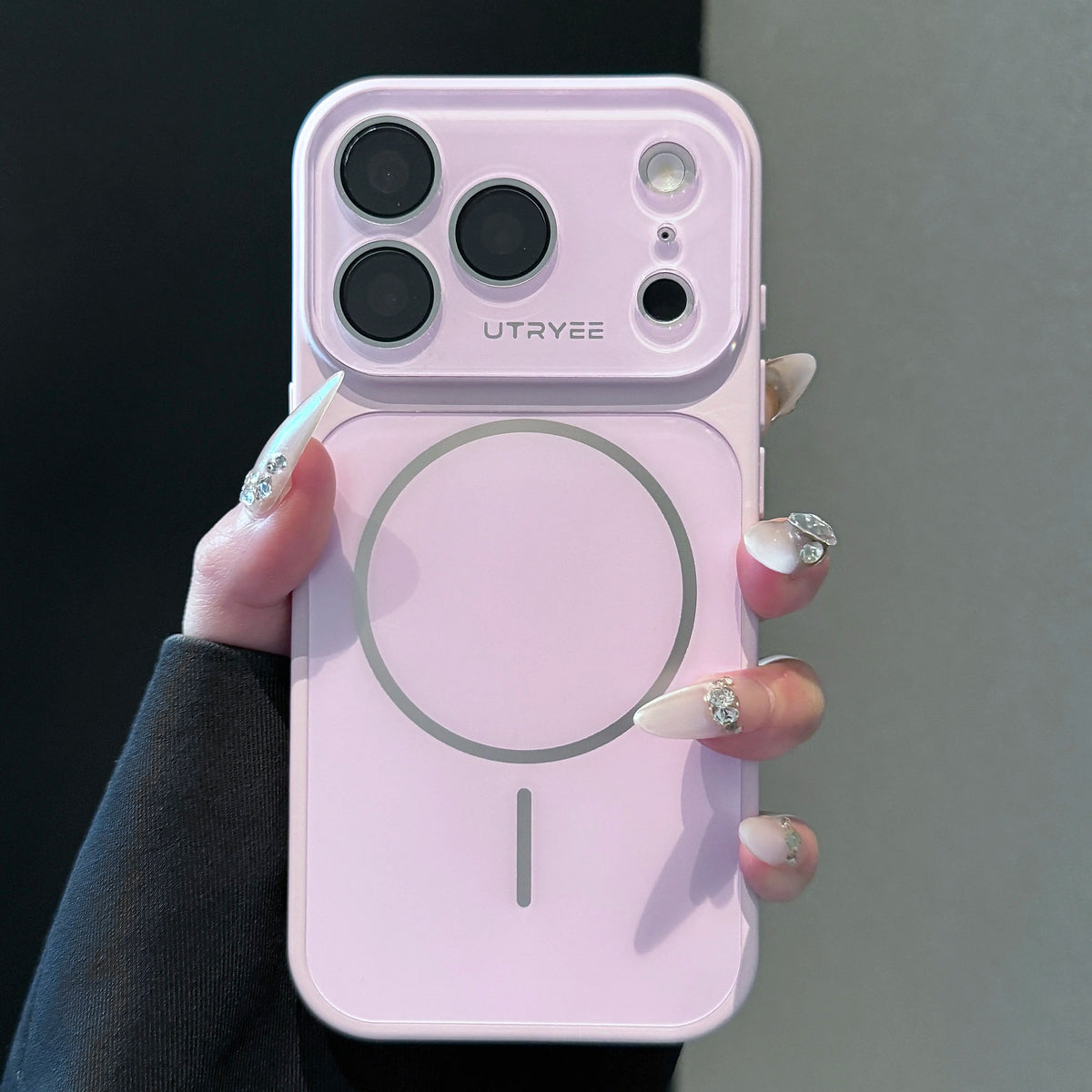 Matte For Magsafe Acrylic Camera Film Protector Case For iPhone