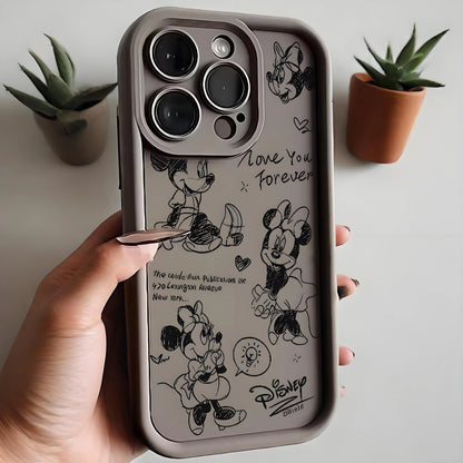 Disney Sketch Minnie Cartoon Phone Case For IPhone