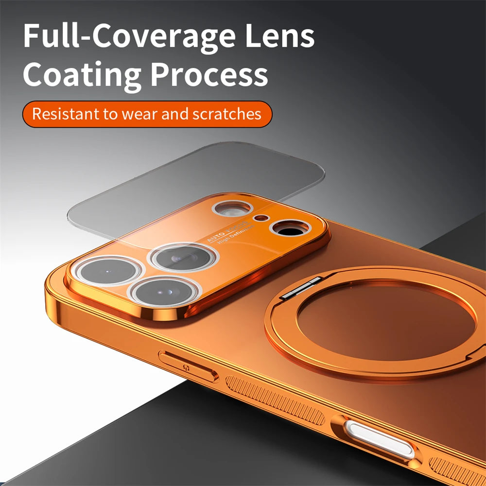 360° Rotating Magnetic Ring Stand Case For Magsafe For iPhone
