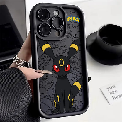 Snorlax Umbreon Pokemons Anime Soft Silicone Case For iPhone