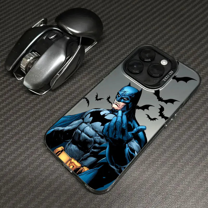 Cool Bats-Man Logo Hero Phone Case For iPhone