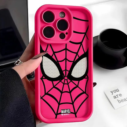 Marvel Spider Man Plain Multistep TPU Phone Case For iPhone