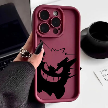 Pokemons Line Cartoon Soft Silicone Case For iPhone