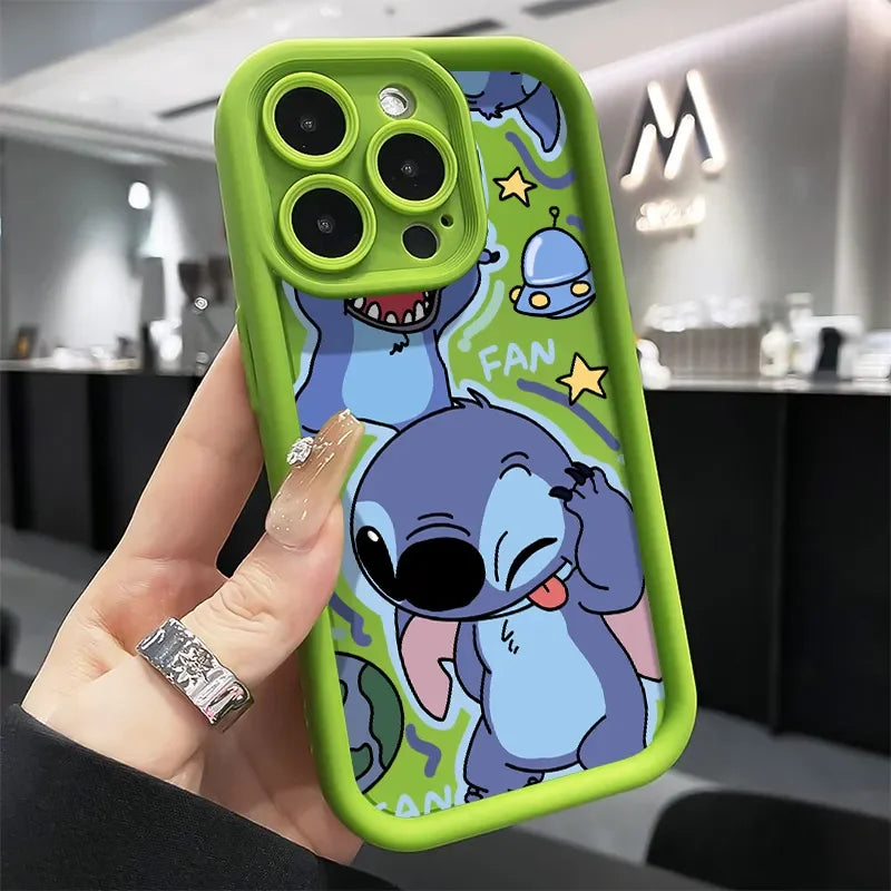 Stitch Tongue Blink Lovely Phone Case For iPhone