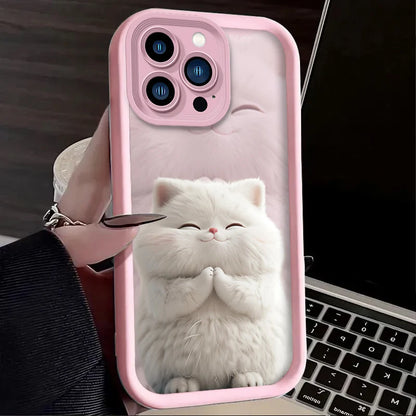 Cute Funny Fat Cat Phone Case For iPhone