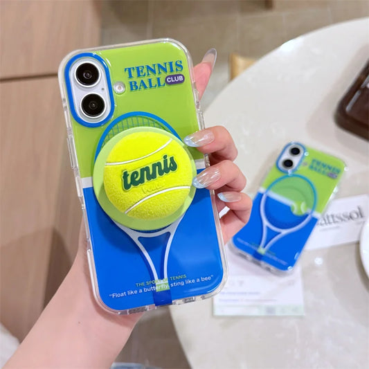 Fashion Cute Tennis Stand Magnetic Phone Case