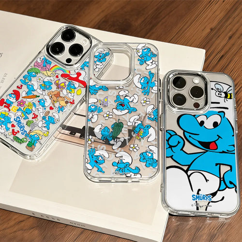 Cartoon Cute The Smurfs New Phone Case For iPhone