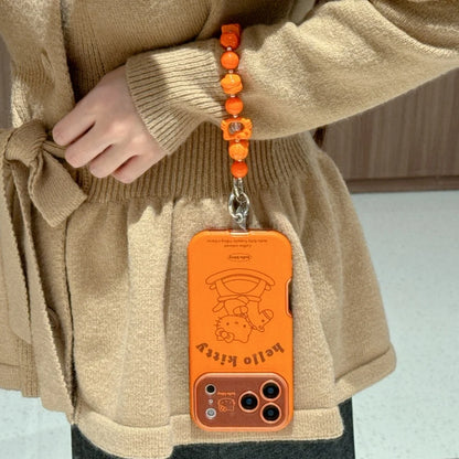Cute IMD Orange KT Phone Case For iPhone