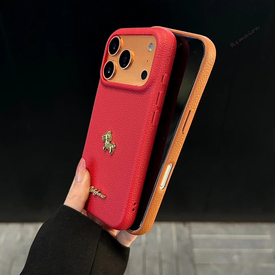 Luxury Leather Phone Case For iPhone