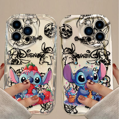 Cartoon Stitch Phone Case For iPhone