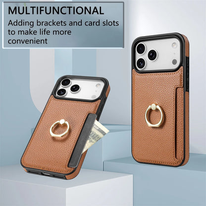 Leather Wallet Card Solt Phone Case For iPhone