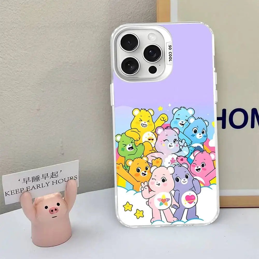Cartoon Cute Care Bears Phone Case For iPhone