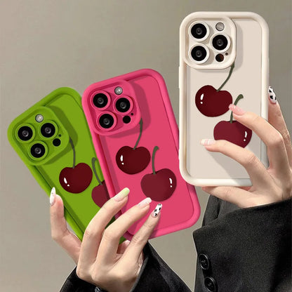 Cute Cherry Phone Case For iPhone