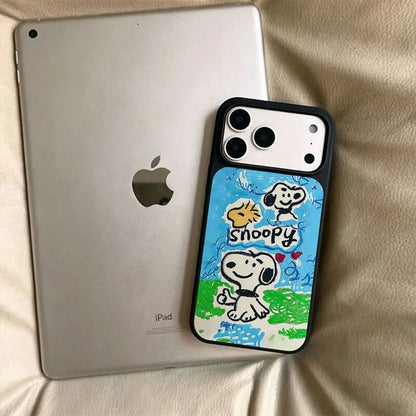 Anime Cartoon Snoopy Soft Back Cover Mobile Phone Case For iPhone