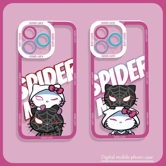 Spider Man Hello Kitty Phone Case For iPhone