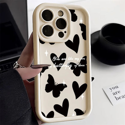 Aesthetic Butterfly Phone Case For iPhone