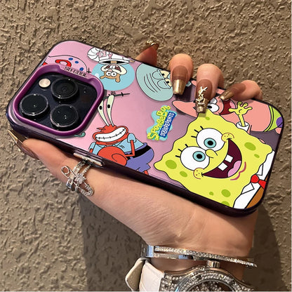 SpongeBob Patrick Star Hard Phone Case For iPhone