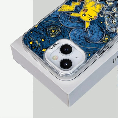 Cute thundercloud Pikachus Phone Case For iPhone