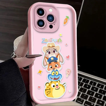 Disney Zootopia Judy Nick Police Phone Case For iPhone