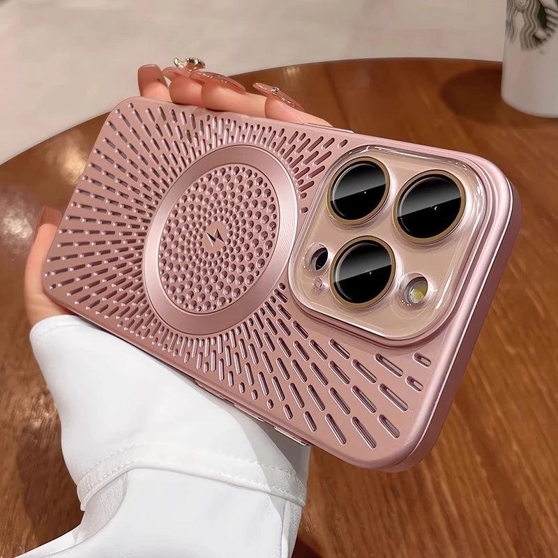 Luxury Magsafe Dissipate Heat Phone Case