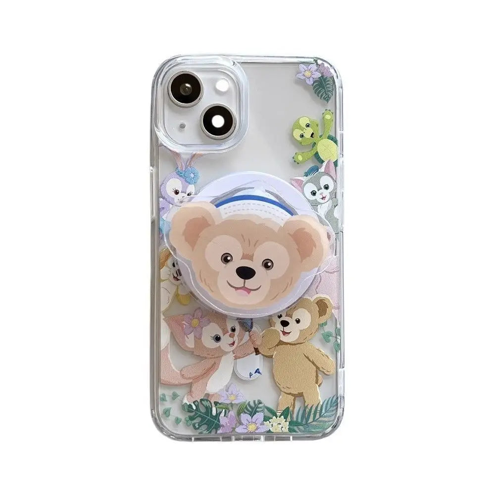 Disney LinaBell CookieAnn Duffy Mobile Phone Case Magnetic Holder Available For iPhone
