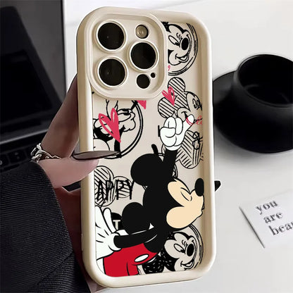 Disney Minnie Mickey Mouse Love Phone Case For iPhone