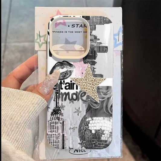 Stylish Eiffel Tower Pattern Phone Case For iPhone