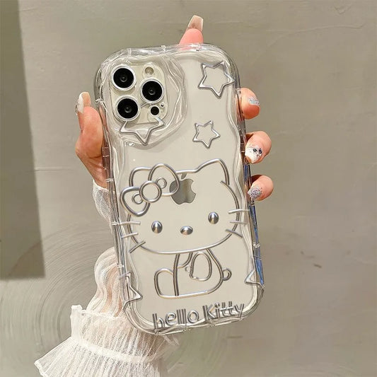 Hello Kitty Kawaii Line Star Phone Case For iPhone