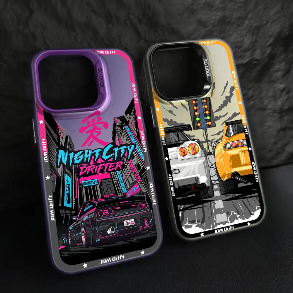 Tokyo Sports Racing JDM Drift Car Phone Case For iPhone