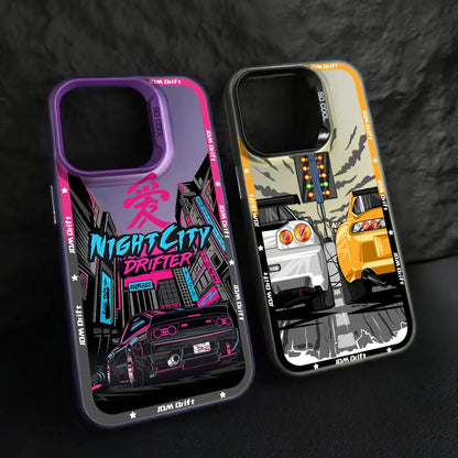 Tokyo Sports Racing JDM Drift Car Phone Case For iPhone