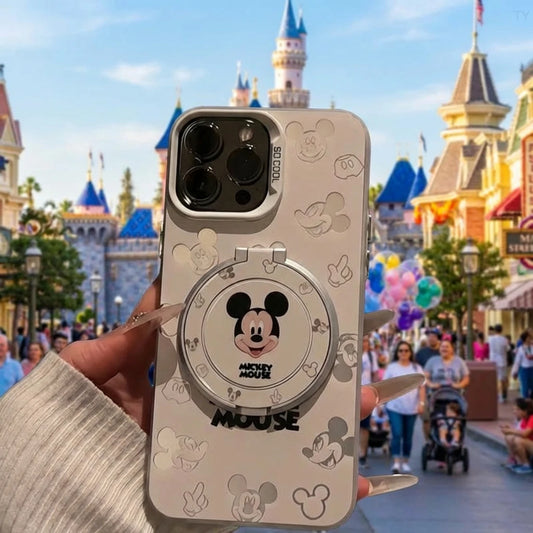Mickey Minnie Cartoon Couple Phone Case For  iPhone
