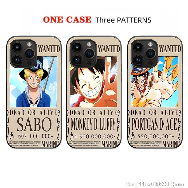 3D illusion One Piece Luffy Nika Phone Case For iPhone