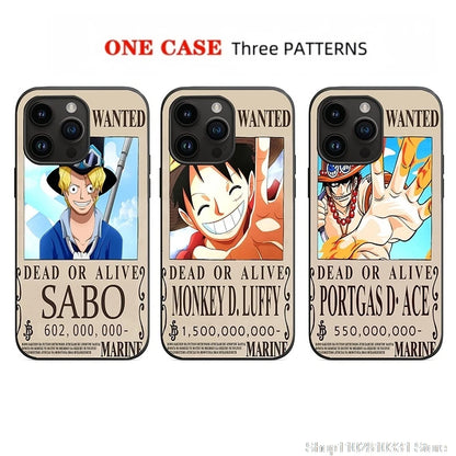 3D illusion One Piece Luffy Nika Phone Case For iPhone