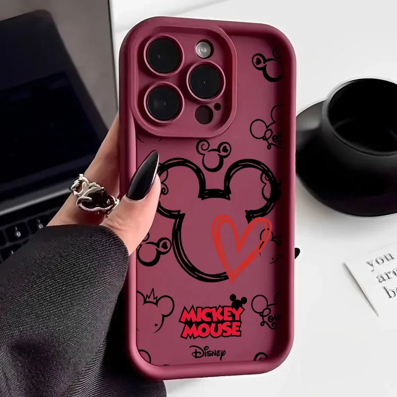 Mickey Minnie Love Disney Mouse Phone Case For iPhone