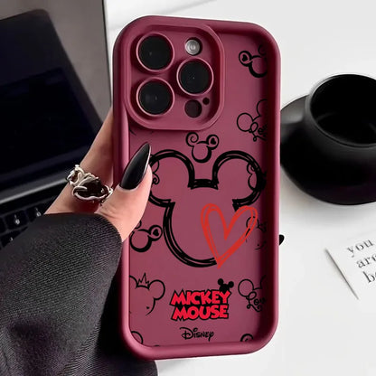 Mickey Minnie Love Disney Mouse Phone Case For iPhone