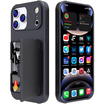 Flip Card Bag Mirror Case For iPhone