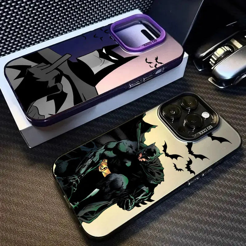 Cool Bats-Man Logo Hero Phone Case For iPhone