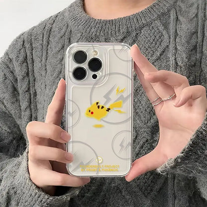 Cute Pokemon Gengar Pikachu Phone Case For iPhone